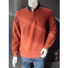 Antracid galléros pulóver barna