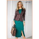 Mystic Day SÁLGALLÉROS ZAKÓ CSOKIBARNA