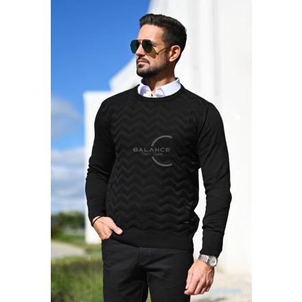 Balance Kötött pulóver fekete
