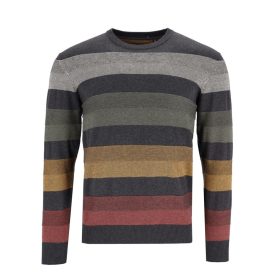 Hajo pulóver csíkos környakas