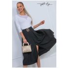 MYSTIC DAY FRÉZIA ALKALMI SZOKNYA FEKETE