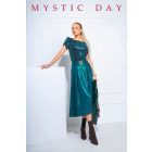 MYSTIC DAY FRÉZIA ALKALMI SZOKNYA ZÖLD