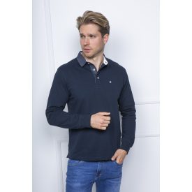 Balance galléros pulóver sötétkék