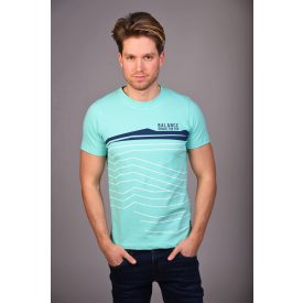 Balance környakú zöld póló