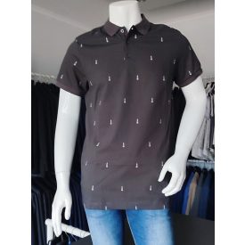 Tony Montana szürke galléros polo