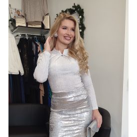 Mystic Day CSILLOGÓS SZOKNYA EZÜST