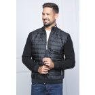 Balance steppelt kardigán fekete