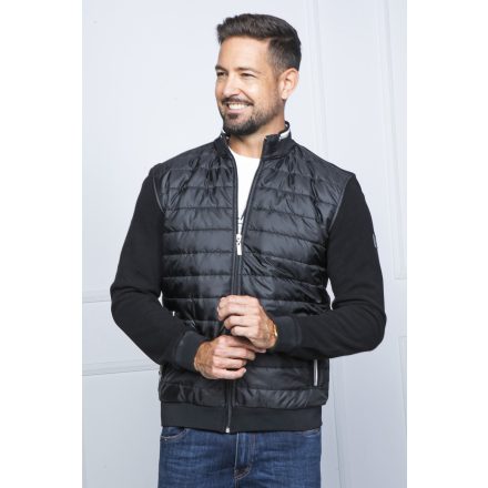 Balance steppelt kardigán fekete