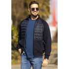 Balance steppelt kardigán fekete