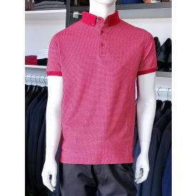 Balance mintás piros póló