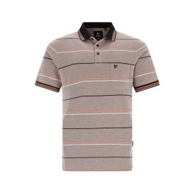 Hajo galléros polo drapp csíkos
