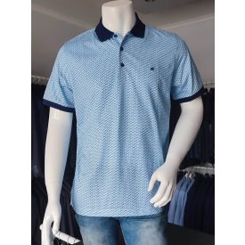 Ramons galléros kék póló