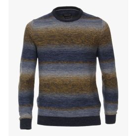 Casamoda pulóver barna csíkos