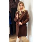 MYSTIC DAY ZILLE KABÁT CSOKIBARNA