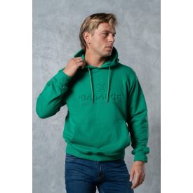 Balance kapucnis zöld pulóver