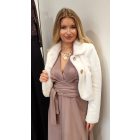 Mystic Day SZŐRMÉS KISKABÁT FEHÉR