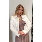 Mystic Day SZŐRMÉS KISKABÁT FEHÉR