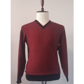 Hajo strukturált bordó