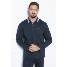 Balance galléros pulóver kék