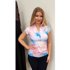 L L'UISA KÉK RÓZSASZÍN MINTÁS FELSŐ